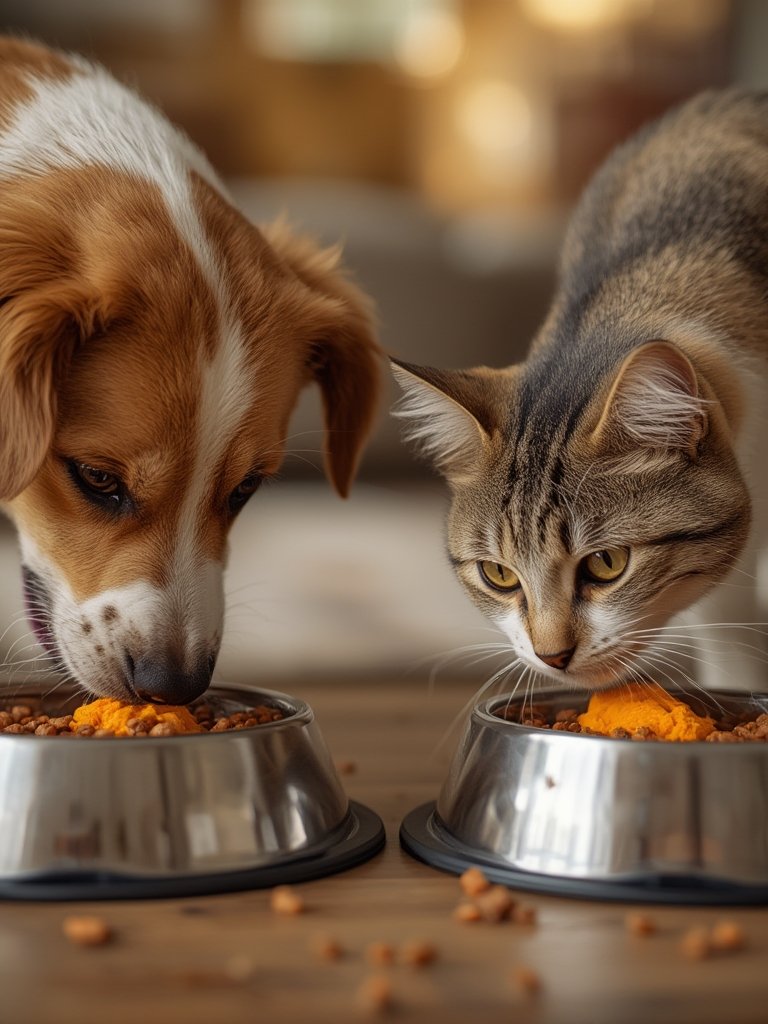 pumpkin puree in action