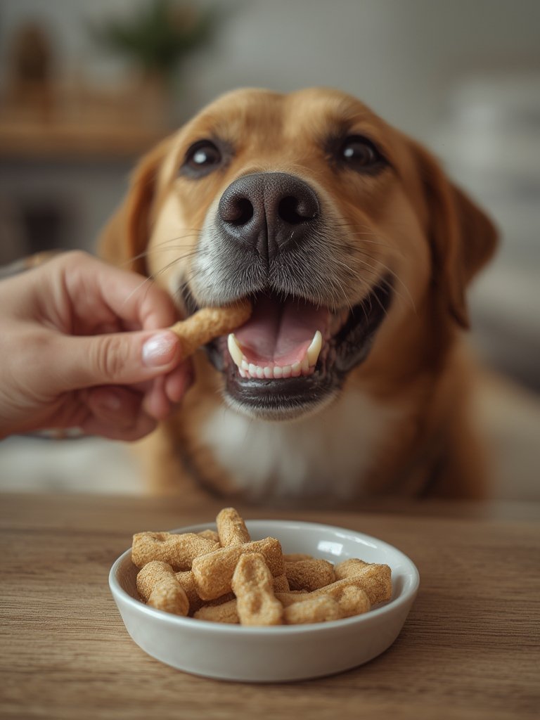 dental chews in action