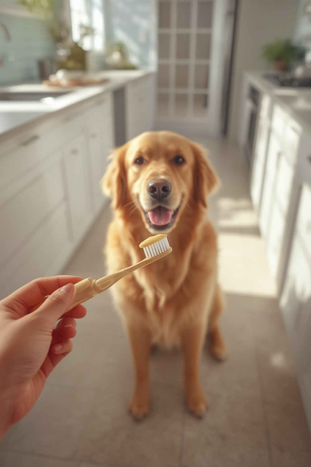 dog toothbrush product view