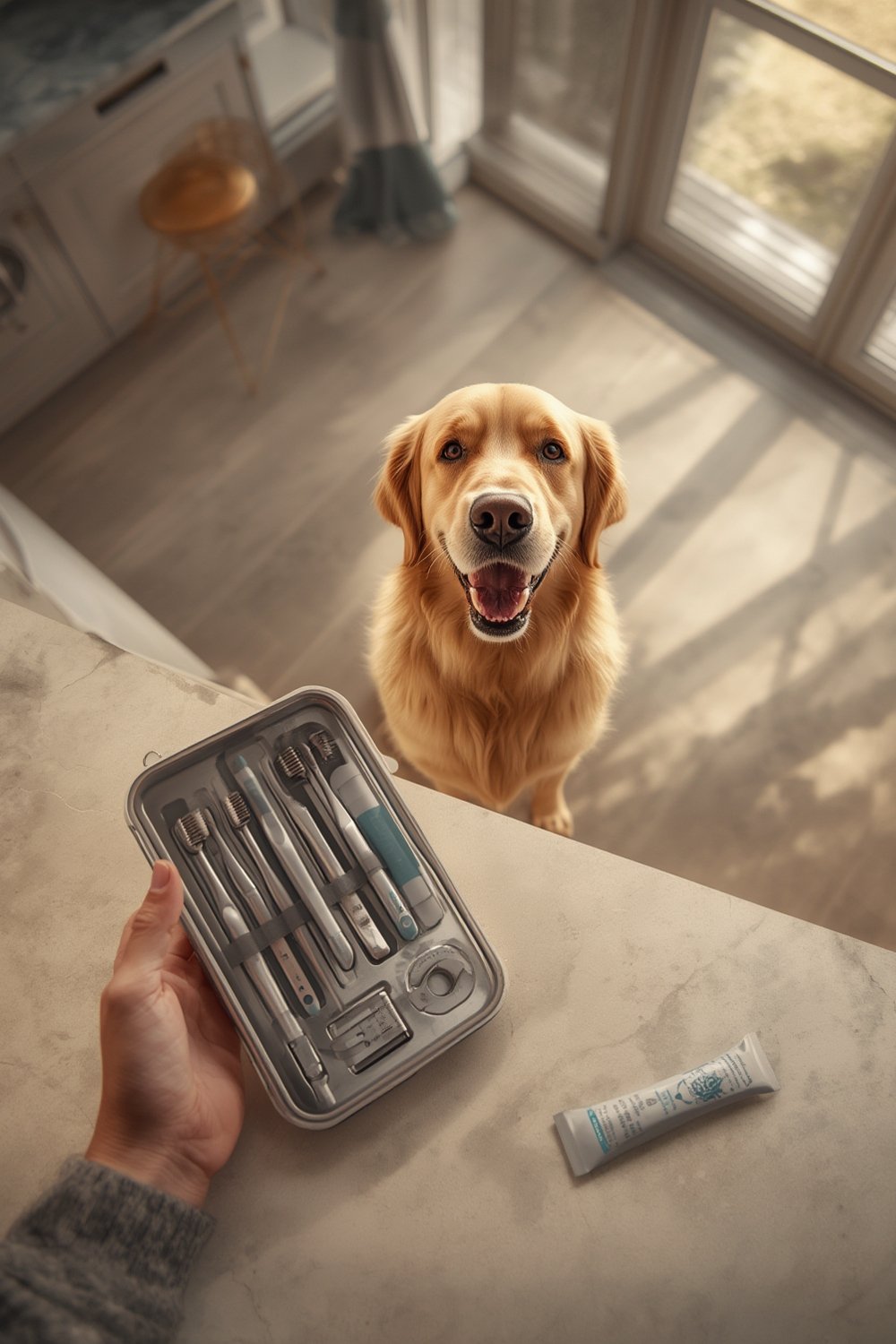 dog toothpaste product view