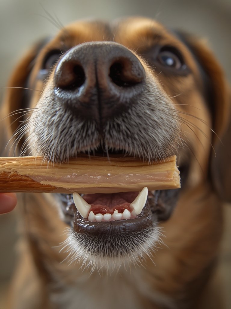 dental sticks in action
