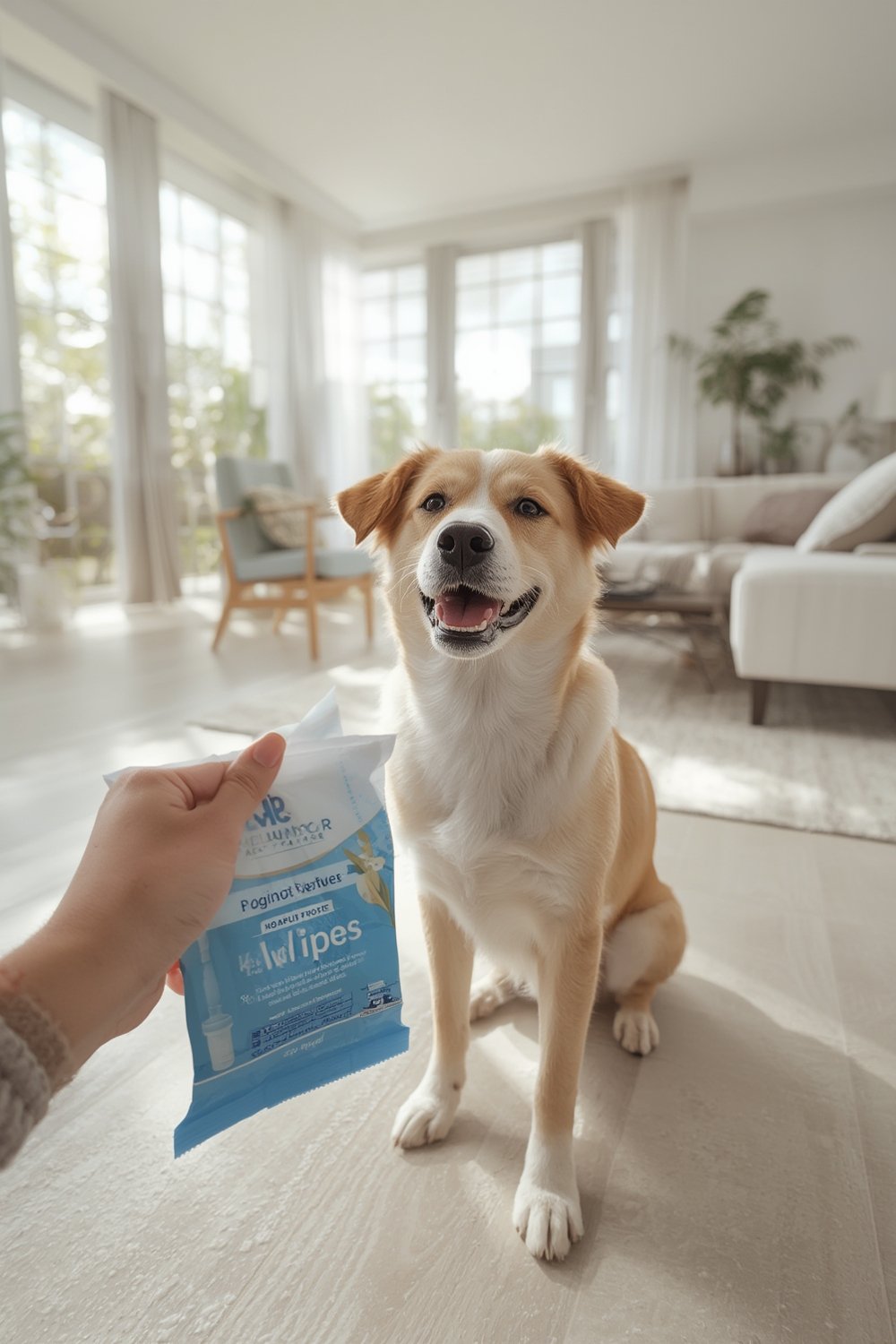 dog wipes product view
