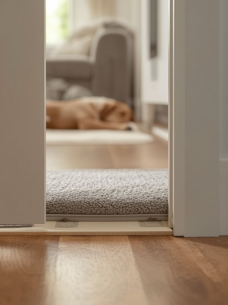 door draft in action