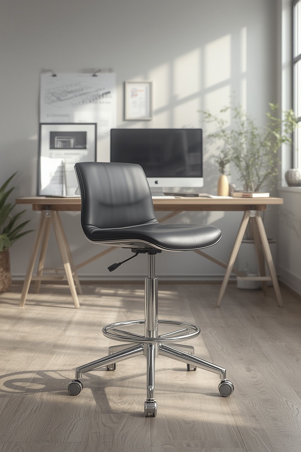 drafting stool product view
