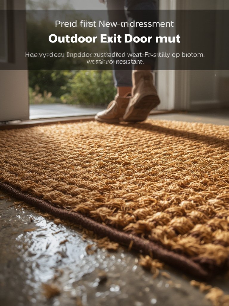 coconut doormat in action