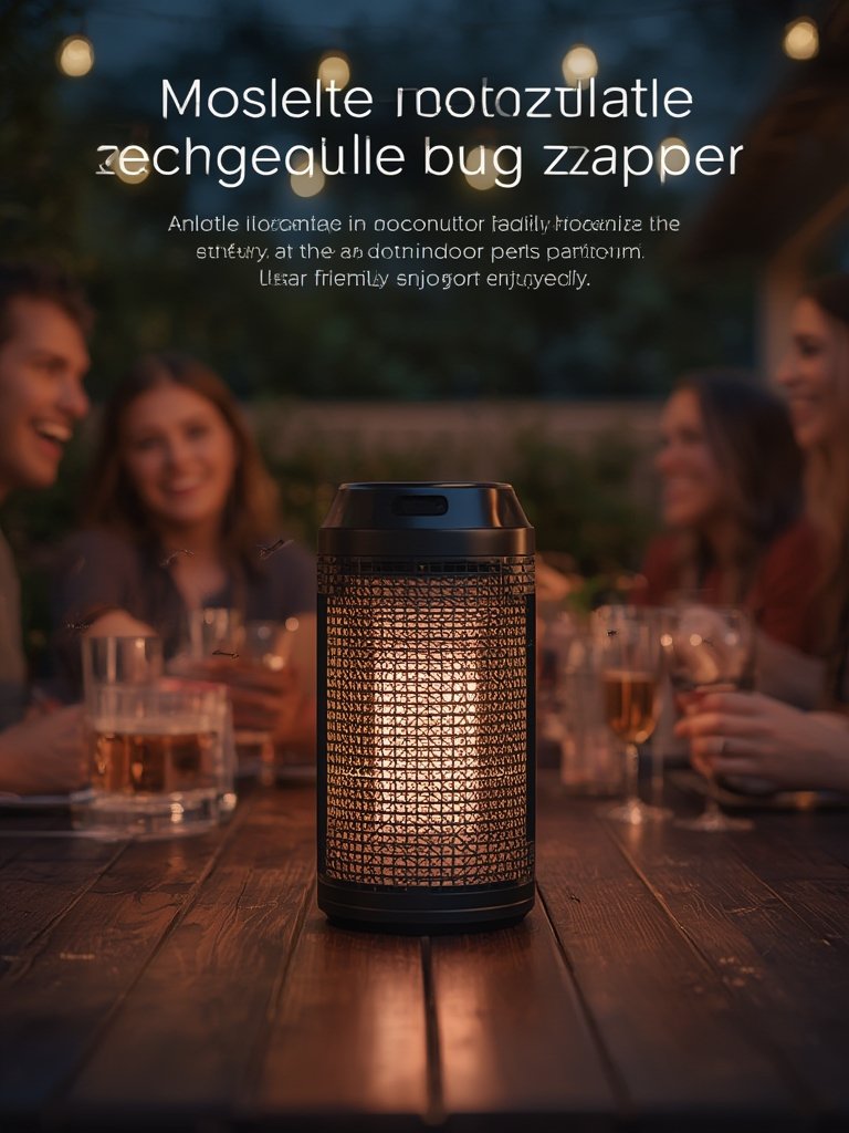 bug zapper in action