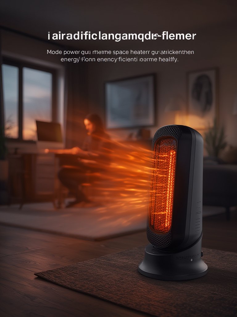 space heater in action