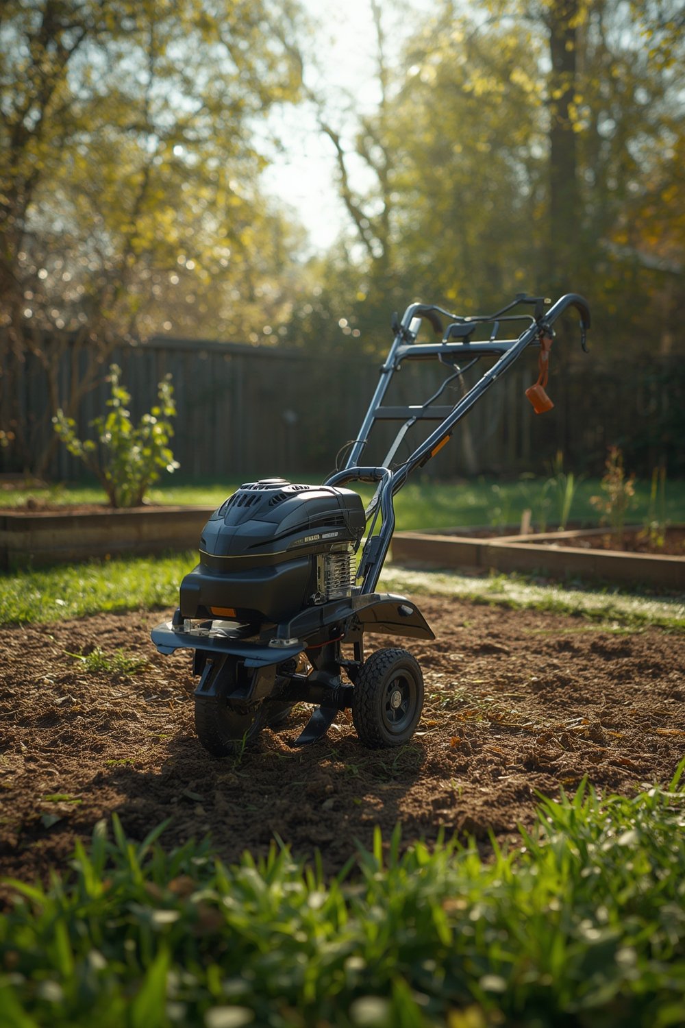 electric tiller product view