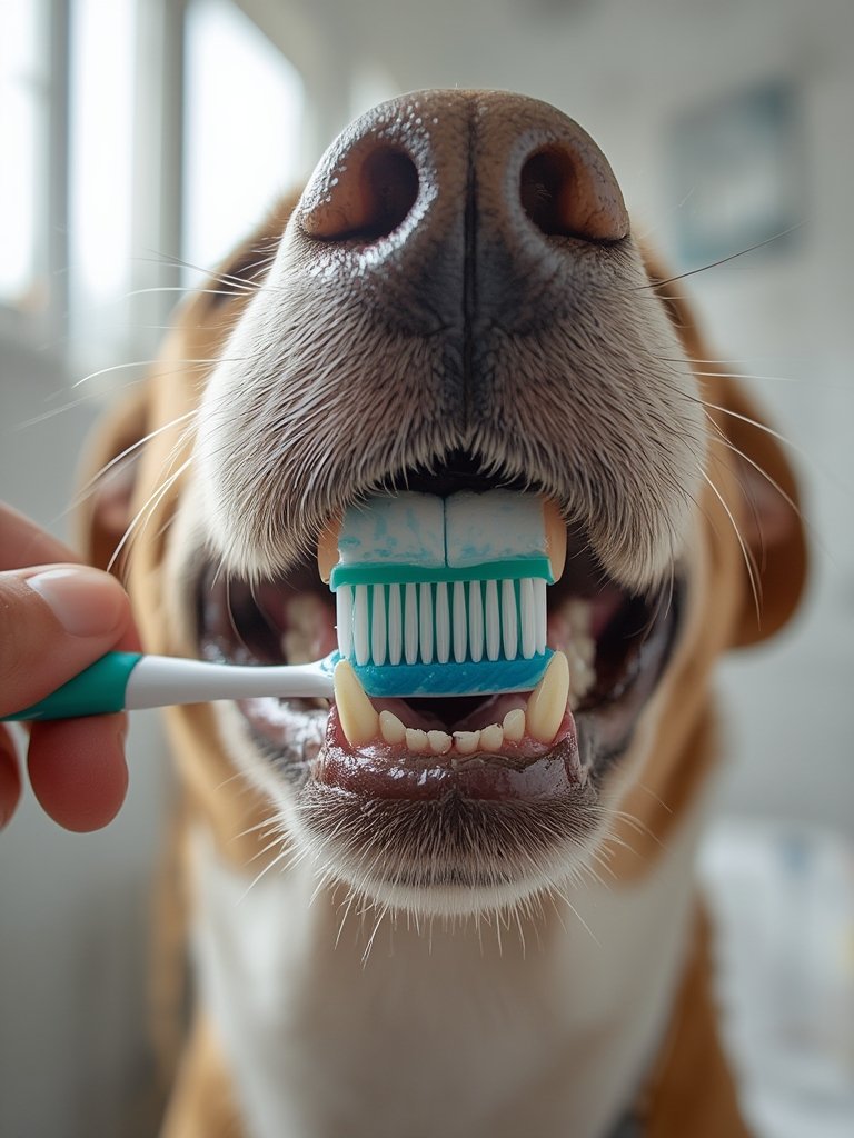 Vet’s Best Enzymatic Dog Toothpaste for Tartar Control: Should You Try It for Your Dog’s Dental Care? 2 dog toothpaste in action