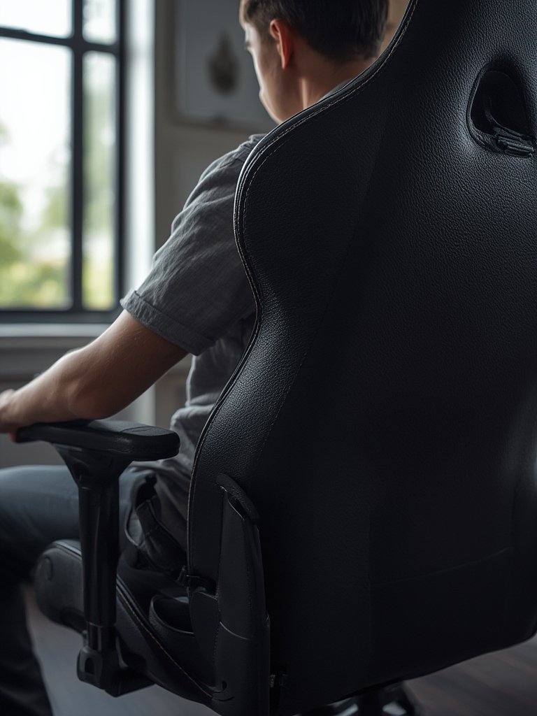 gaming chair in action