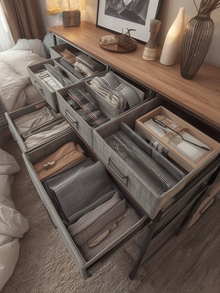 bedroom dresser in action