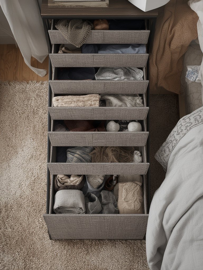 dresser organizer in action