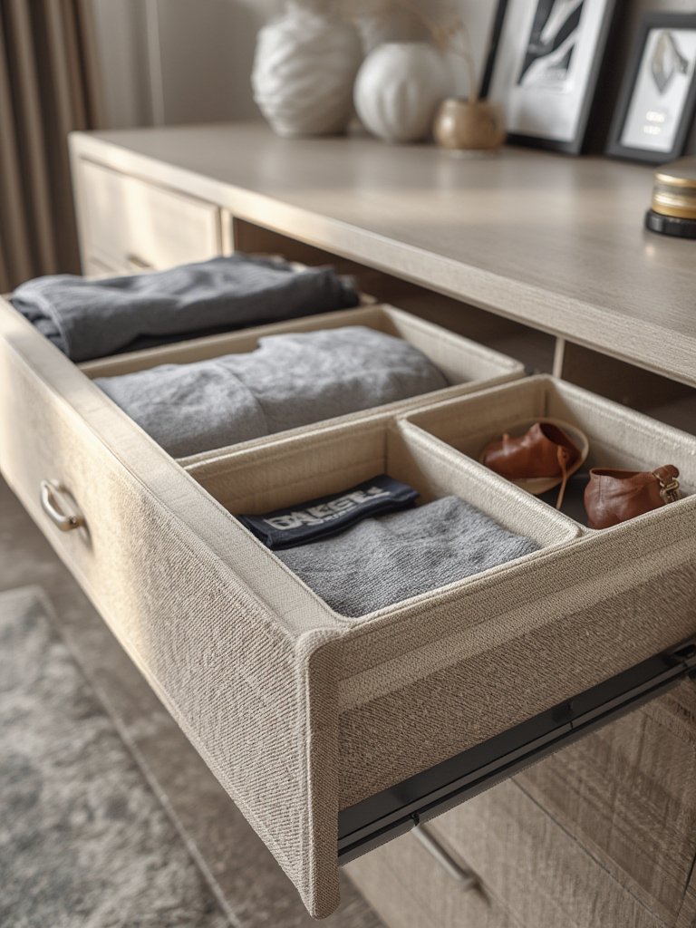 bedroom dresser in action