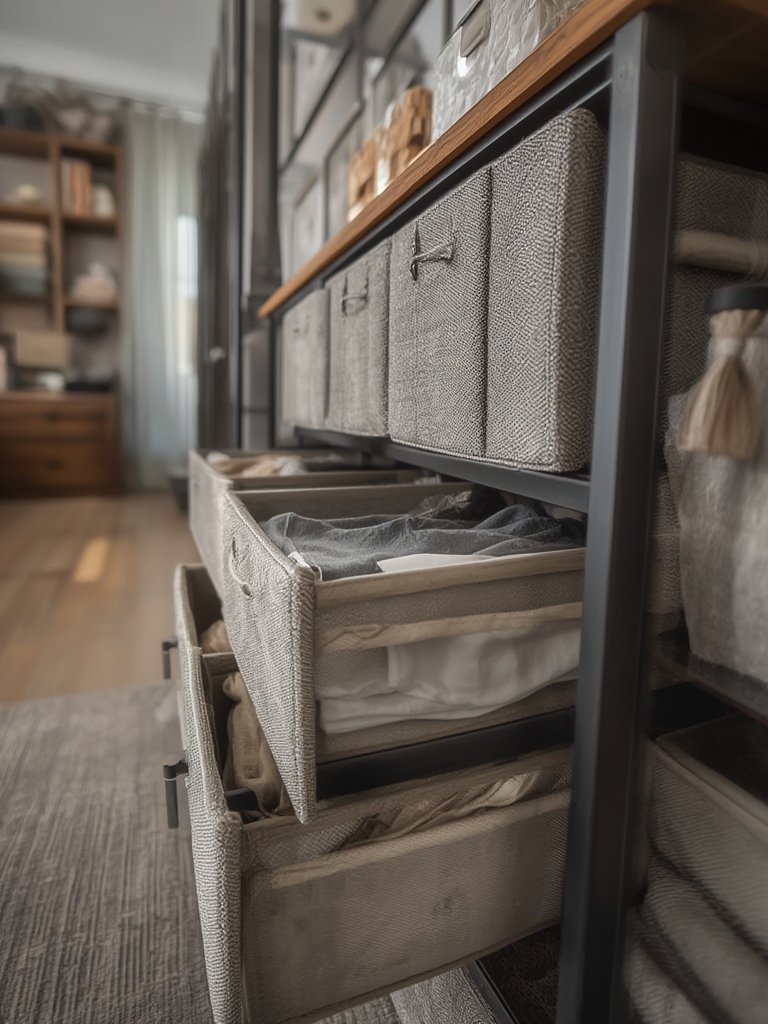 dresser organizer in action