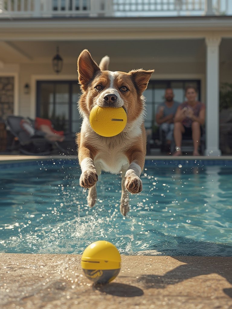 dog launcher in action