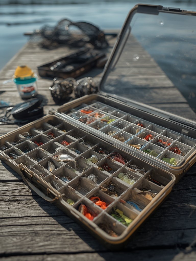 tackle box in action