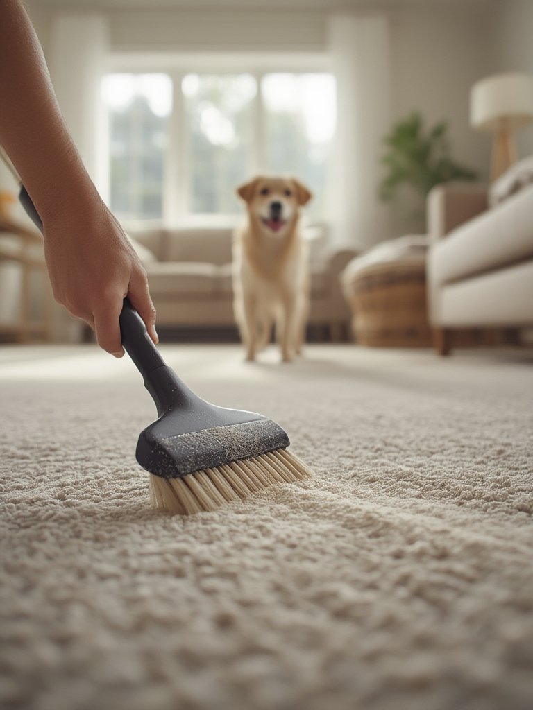 carpet powder in action