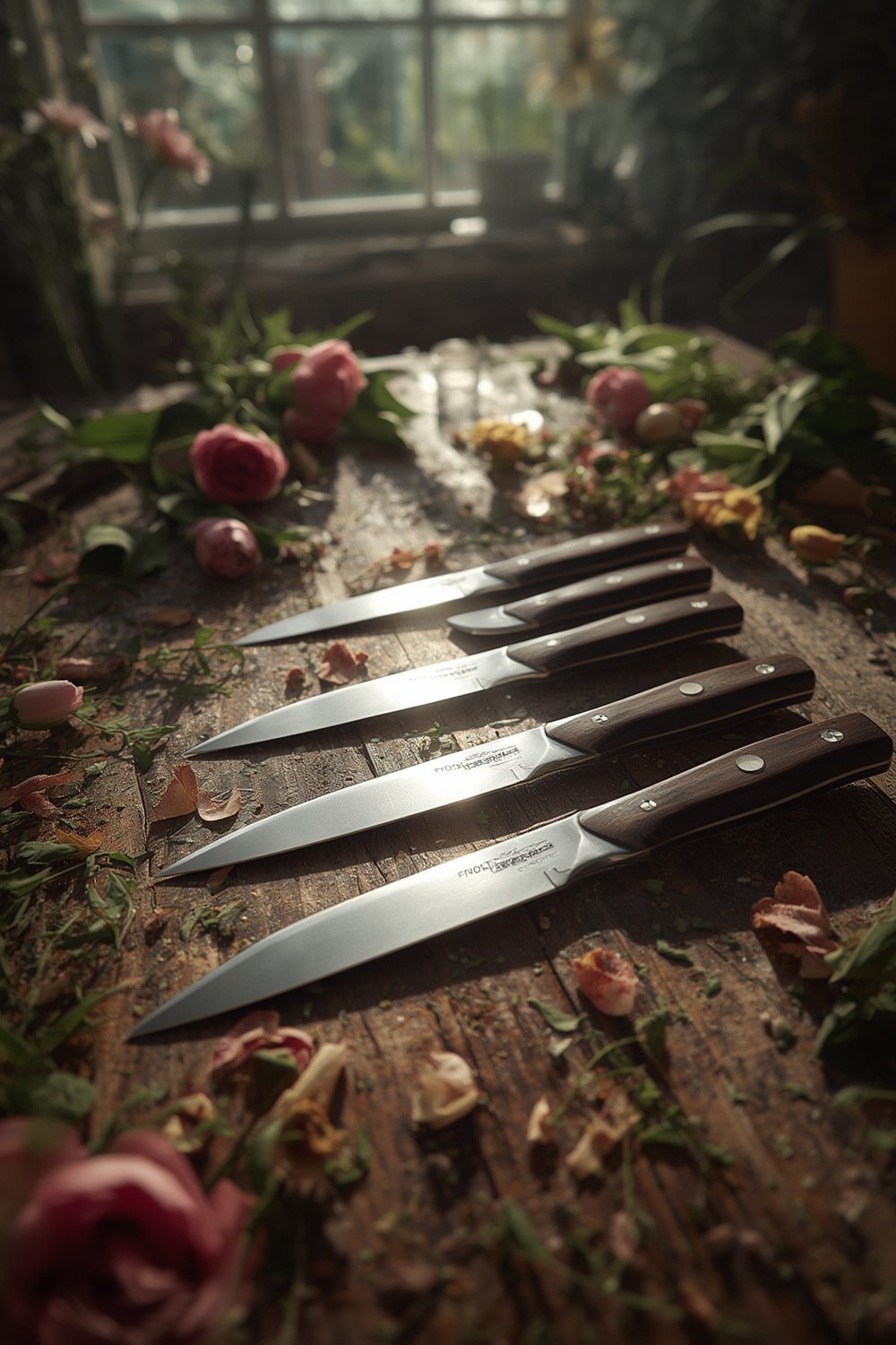 floral knives product view