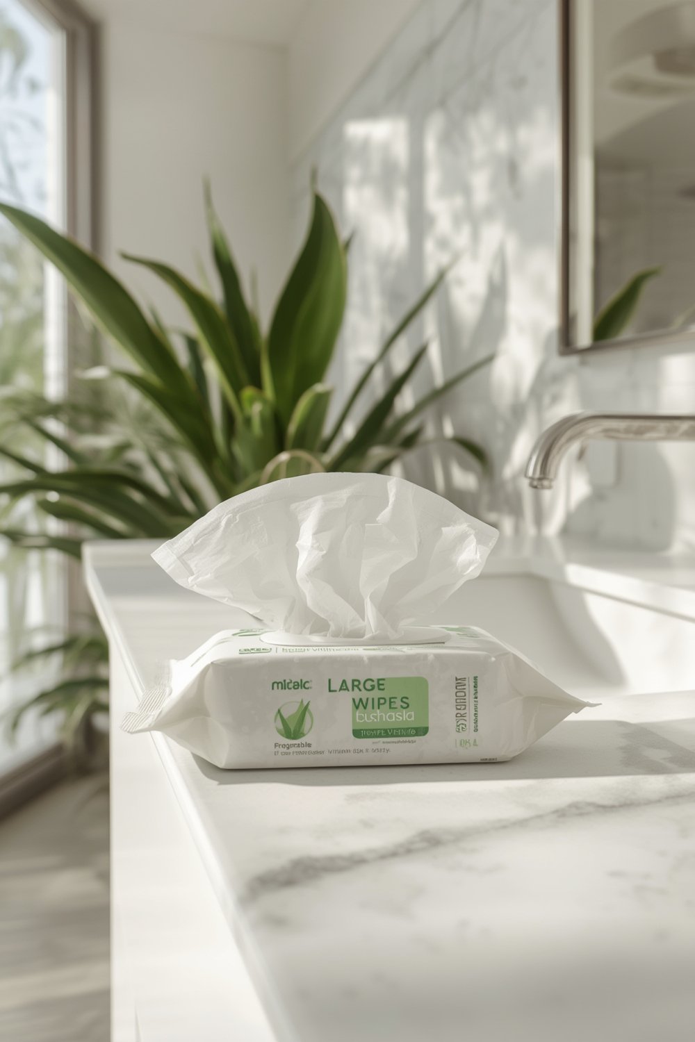 Are Amazon Basics Extra Large Flushable Wipes a Good Choice for Sensitive Skin? 1 flushable wipes product view