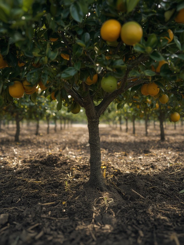 citrus fertilizer in action