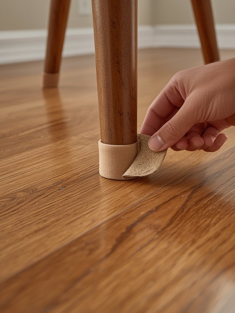 Felt Pads: 7 Ultimate Checklist For Amazing Floor Protection In 2026 2 felt pads in action