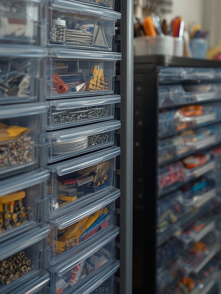 Storage Cabinet in action