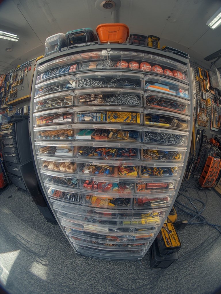 storage cabinet in action