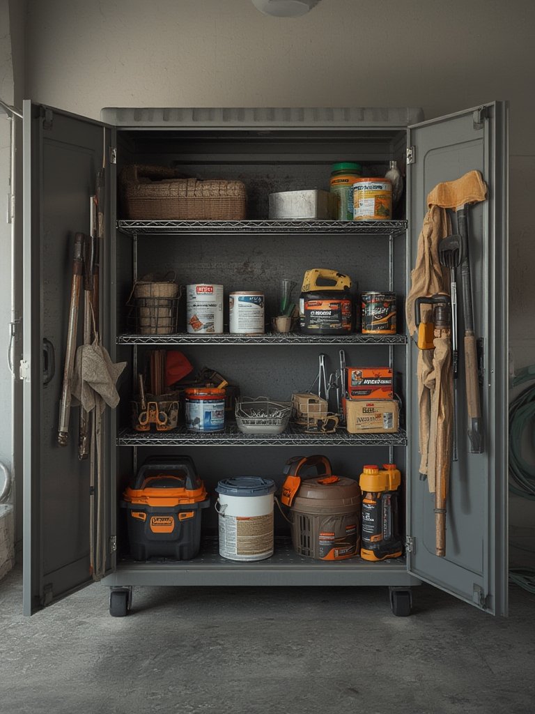 outdoor cabinet in action