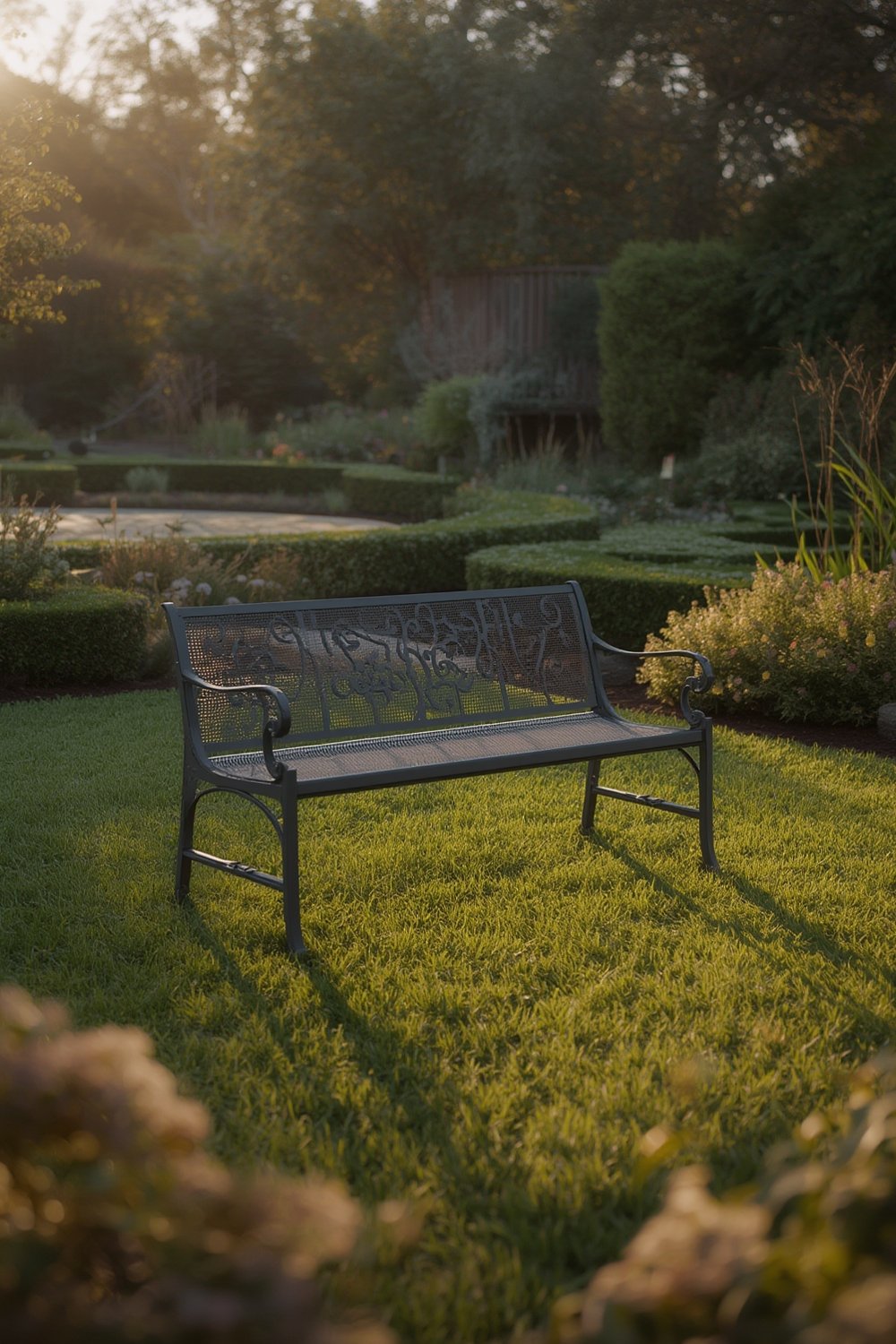 FDW Garden Bench Review: Good for Small Patios? 1 garden bench product view