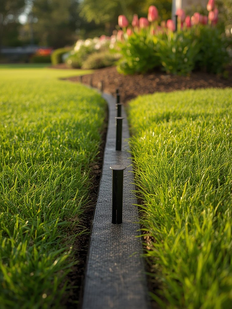 landscape stakes in action