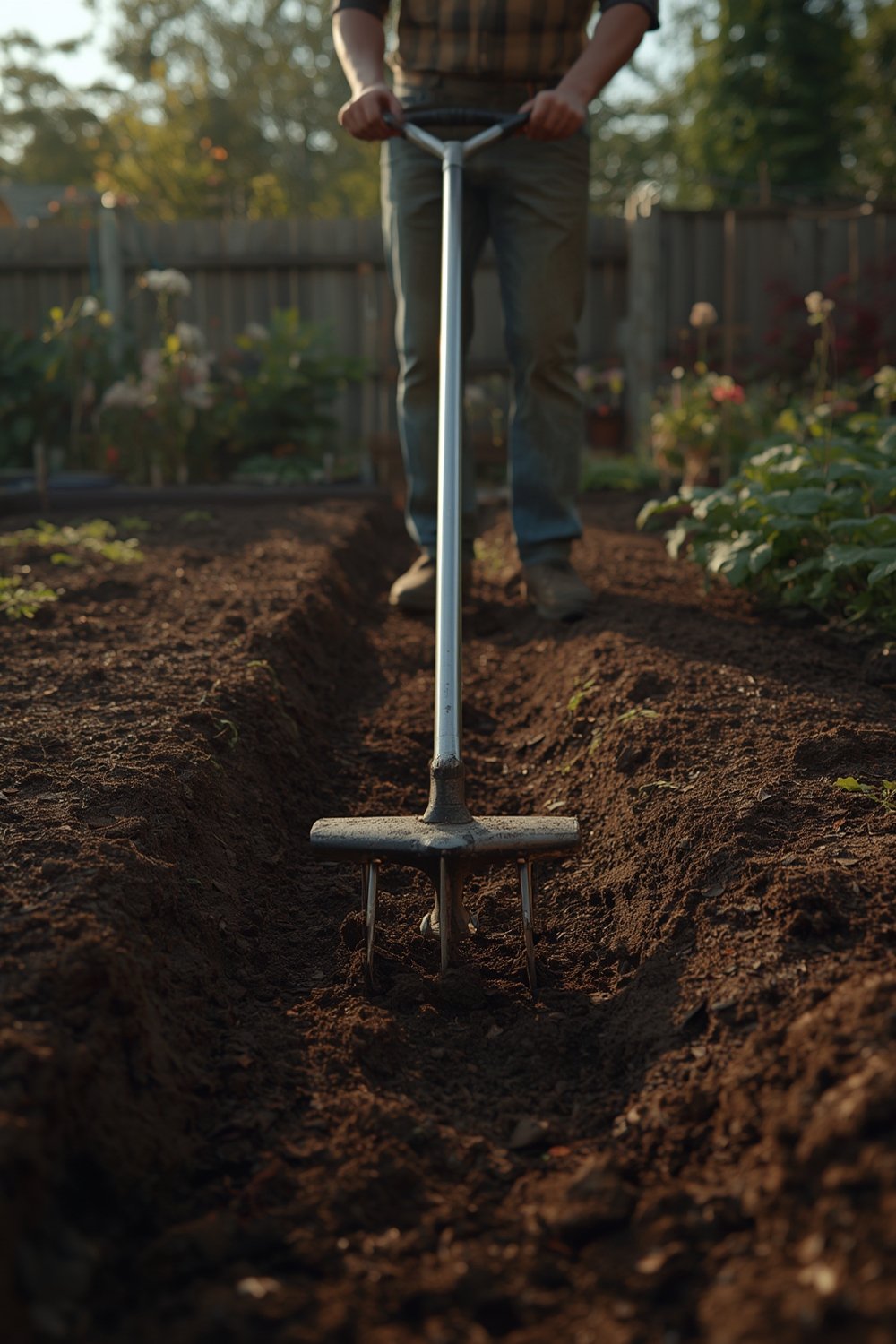 garden tiller product view