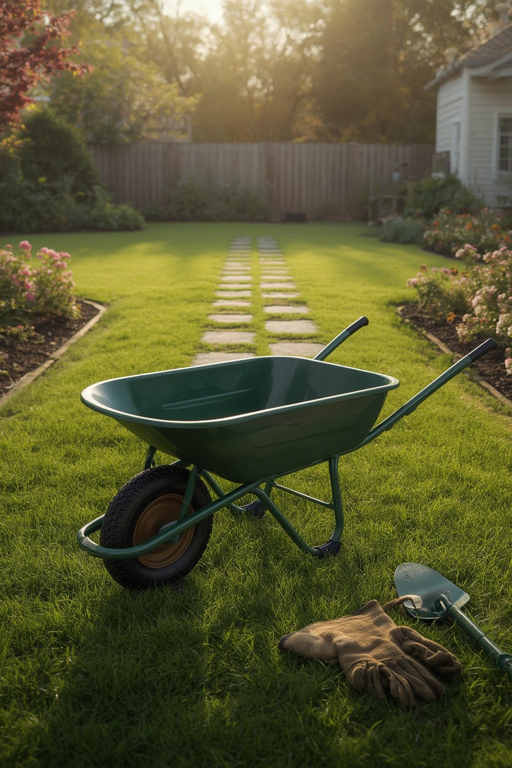 garden wheelbarrow product view