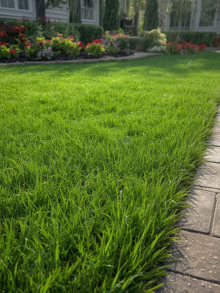 weed killer in action