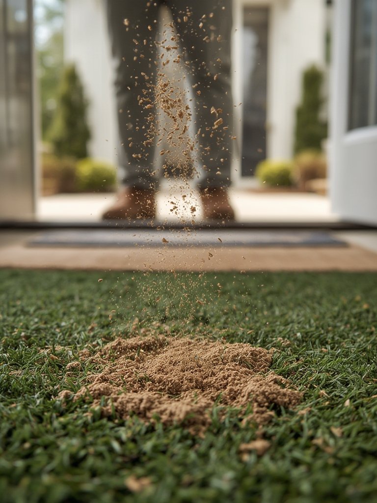 dirt trapper in action