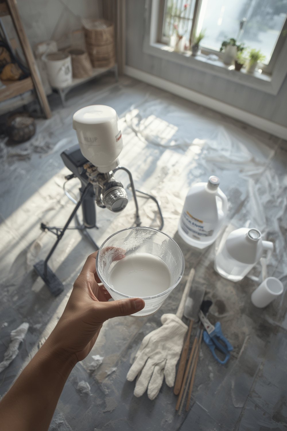 How to Thin Latex Paint for a Sprayer: HVLP vs Airless Ratios to Prevent Clogs, Splatter, and Orange Peel 2 how to thin latex paint for sprayer - Illustration 1