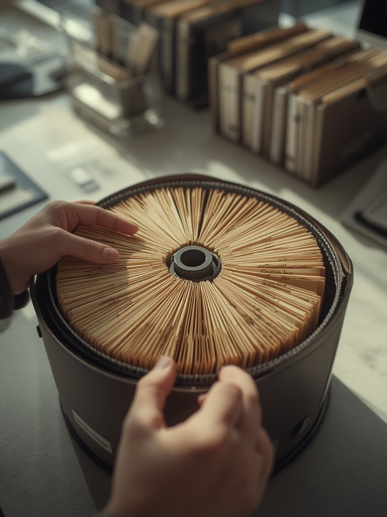 rotary file in action