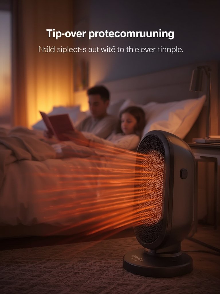 space heater in action