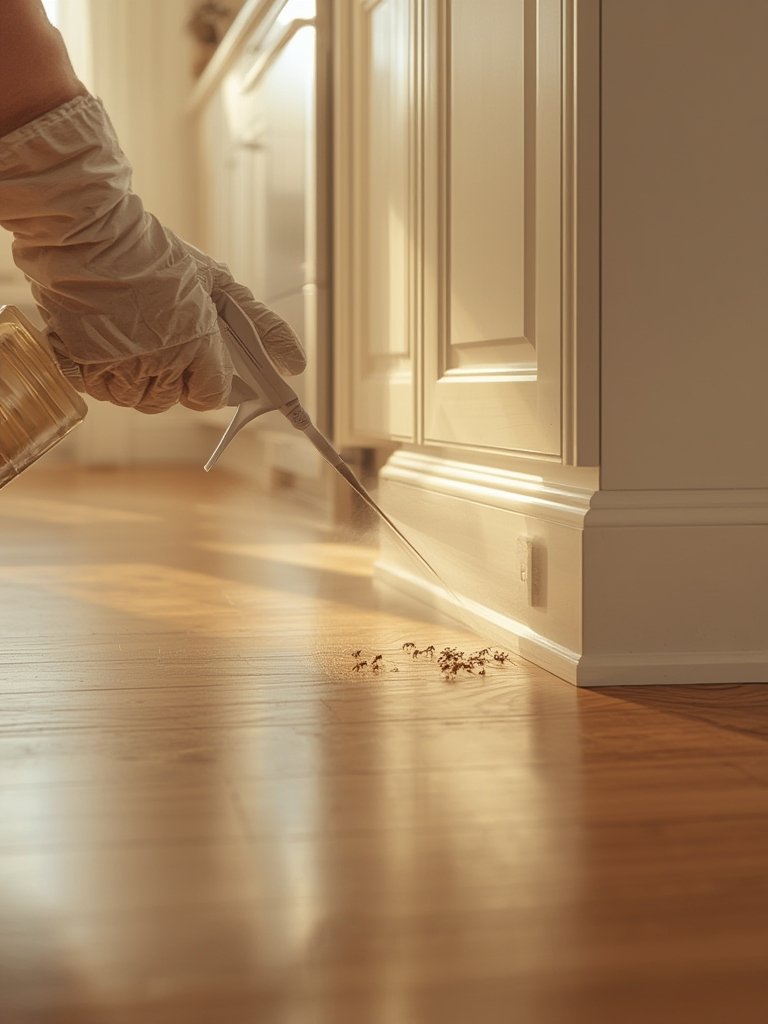 insect barrier in action