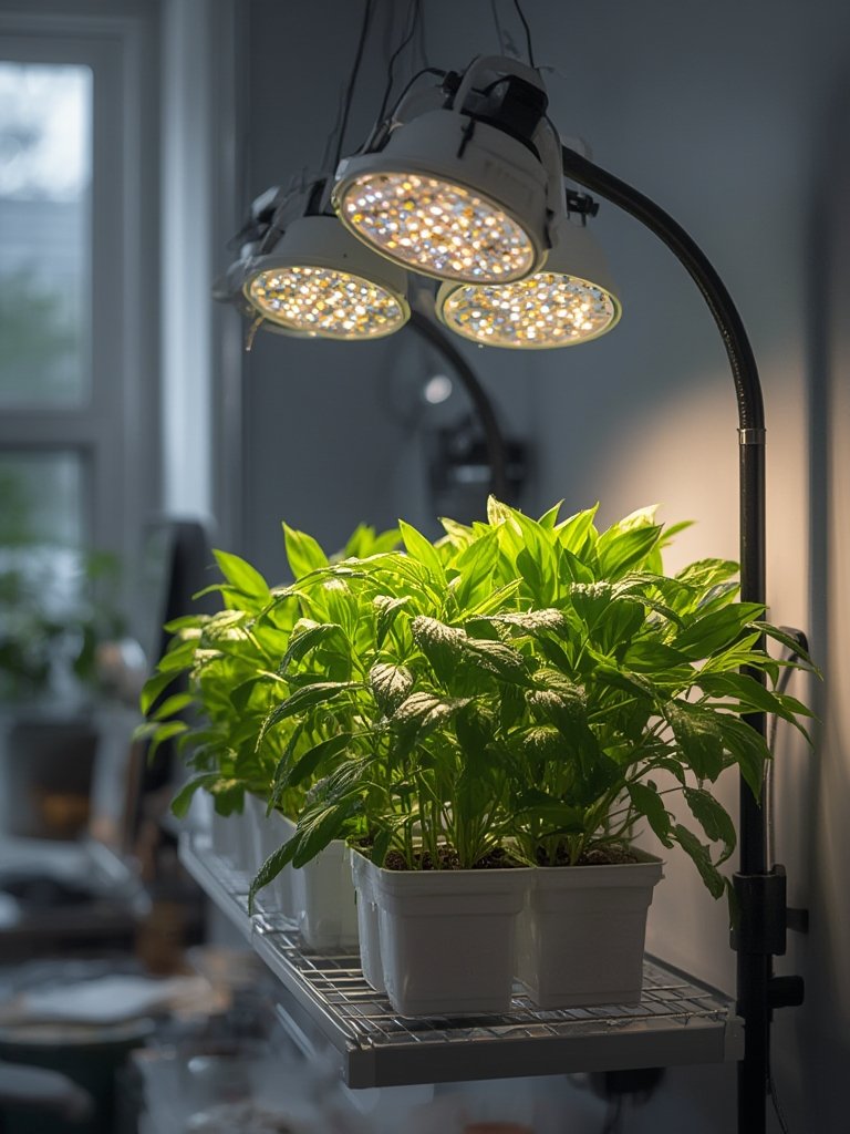 Grow Light in action