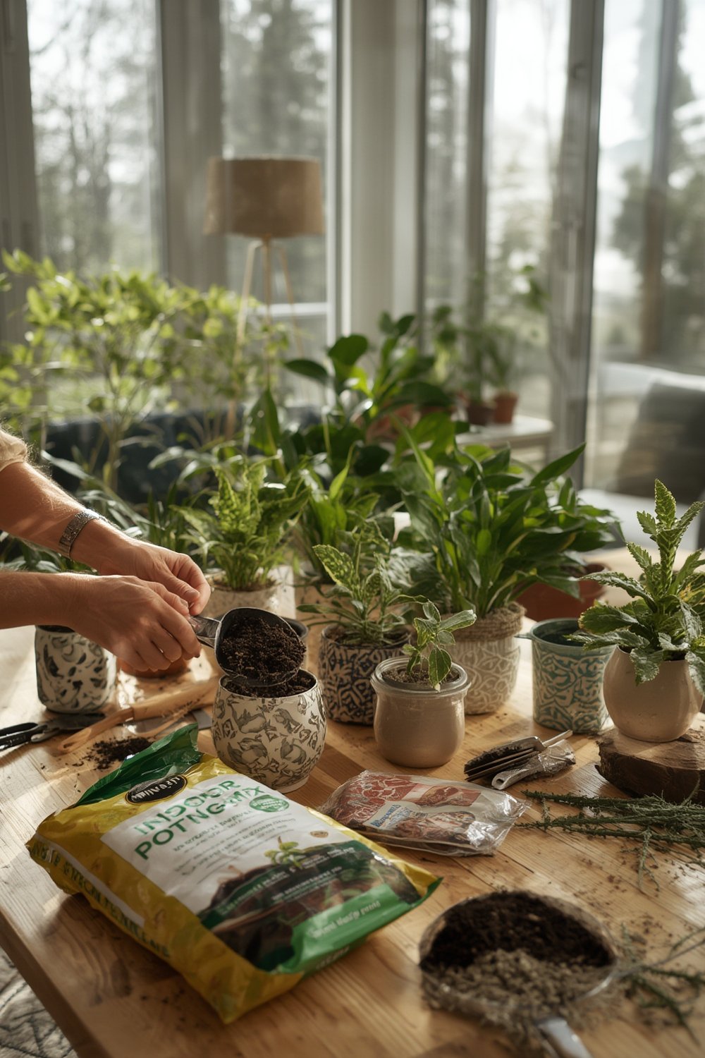 indoor potting product view