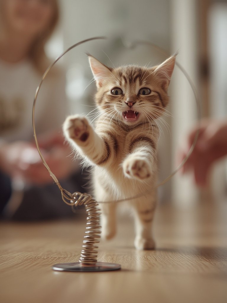 Cat Toy in action