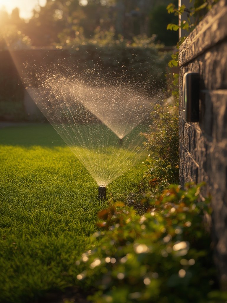 smart sprinkler in action