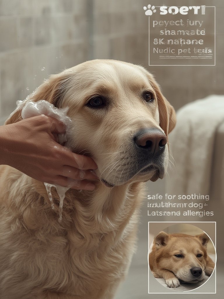 calm shampoo in action