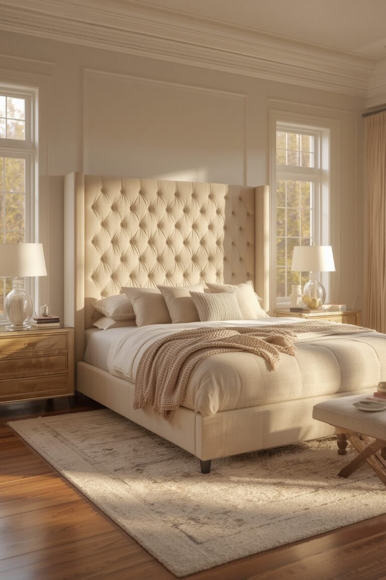 joss and main upholstered bed