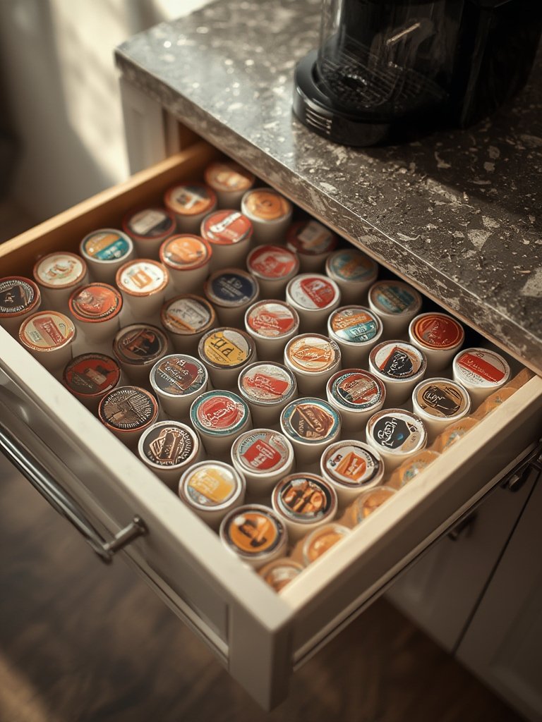 coffee drawer in action