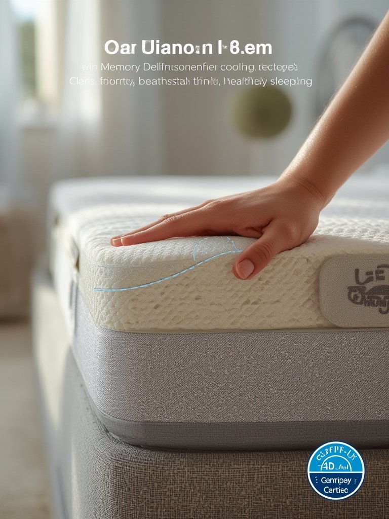 twin mattress in action