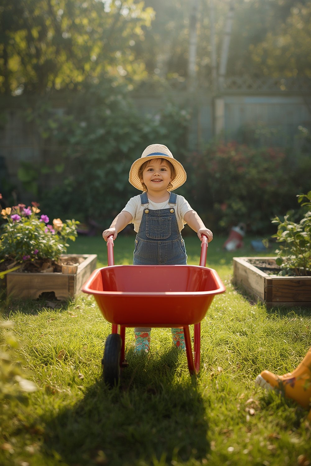 kids wheelbarrow product view