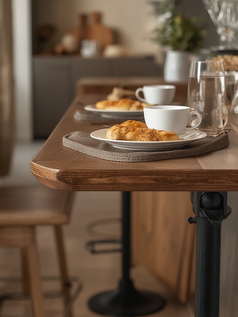 VASAGLE Bar Table Review: Good for Small Kitchens? 2 bar table in action