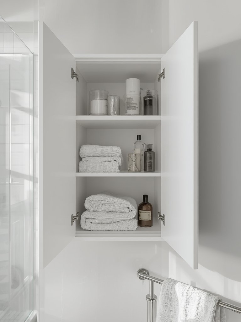 wall cabinet in action