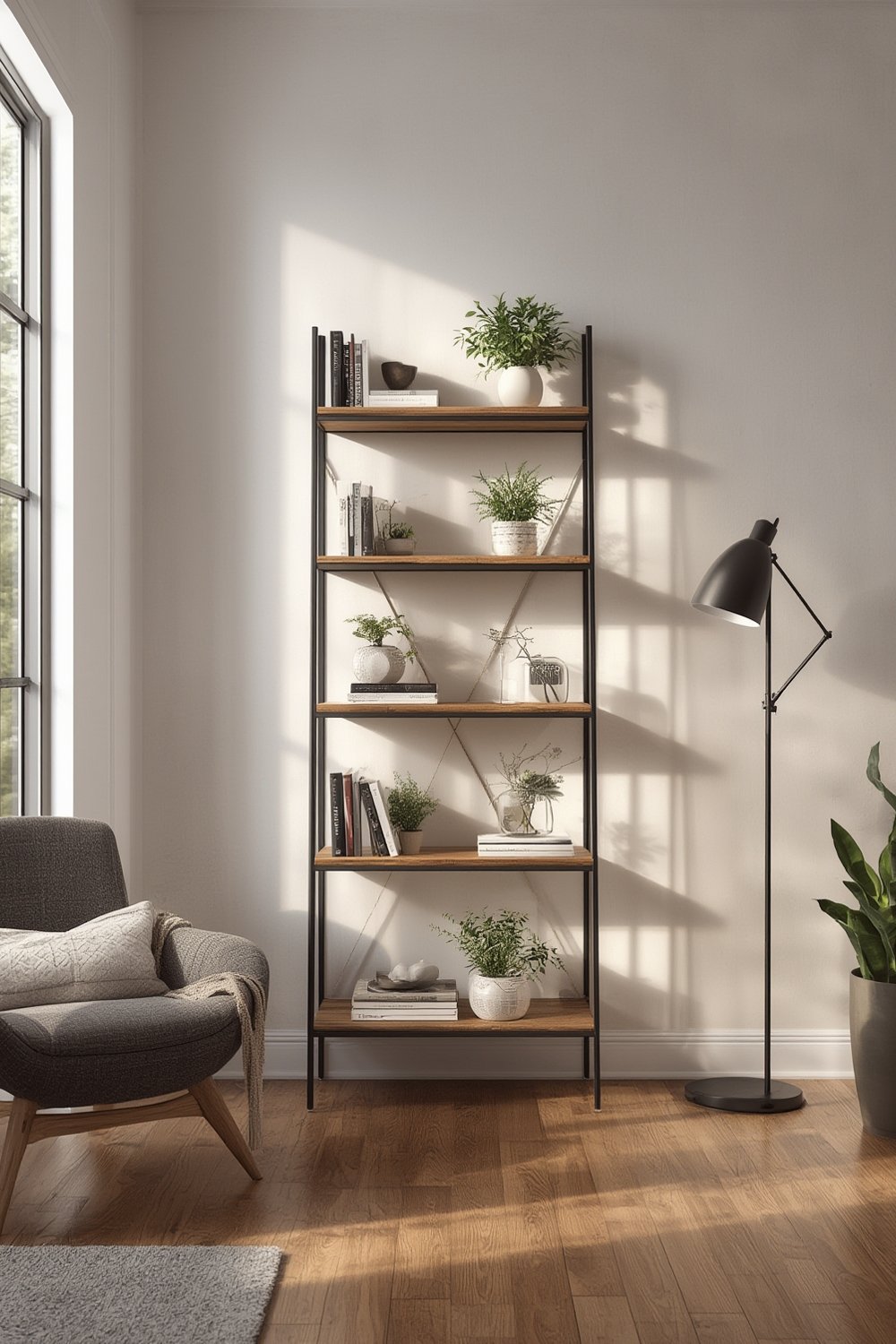 VASAGLE Ladder Shelf Review: Good Value for Small Spaces? 1 ladder shelf product view